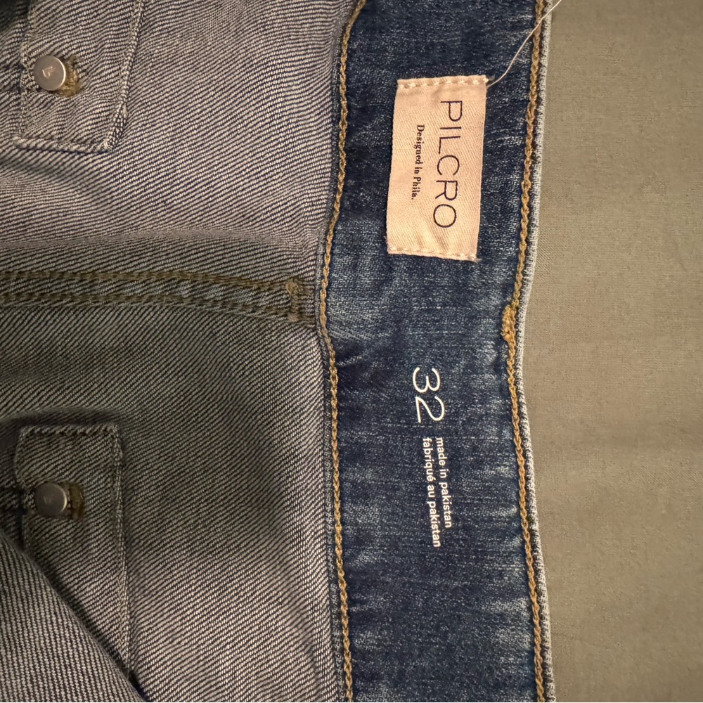 Pilcro Dark Blue Denim Jeans - Picture 2 of 2